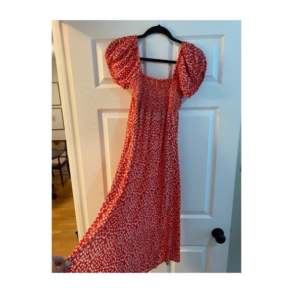 Faithfull Islas Sandrina Ditsy-Floral Midi Dress - Picture 7 of 8